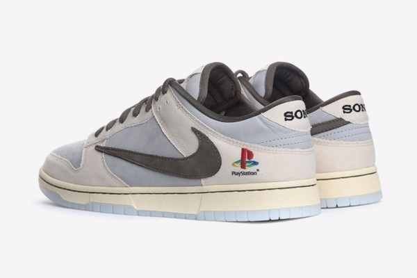Play Station Nike Dunk Low Travis Scott chính thức ra mắt những hình ảnh thực tế đầu tiên Hinh anh 2: Play Station Nike Dunk Low Travis Scott chinh thuc ra mat nhung hinh anh thuc te dau tien