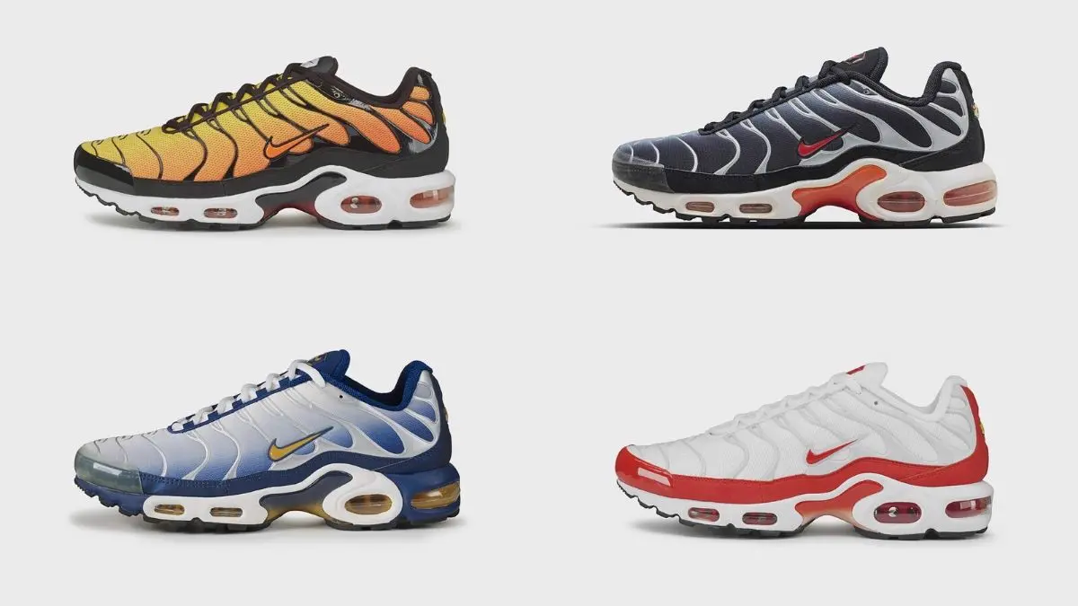 Nike Air Max Plus duoc to diem boi cac chi tiet phan quang Hi-Vis