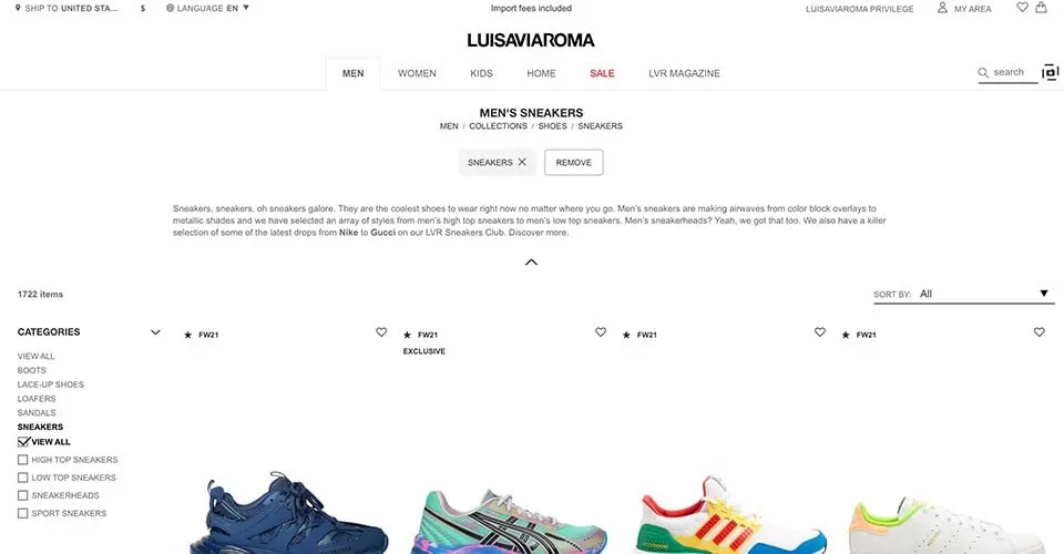 Danh sach 10 trang web ban giay Sneaker uy tin nhat ma ban nen biet