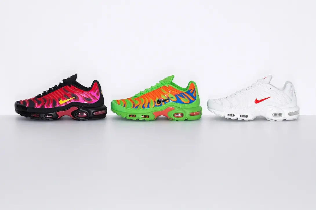 Supreme x Nike Air Max Plus TN doi giay danh cho mua thu dong 2020