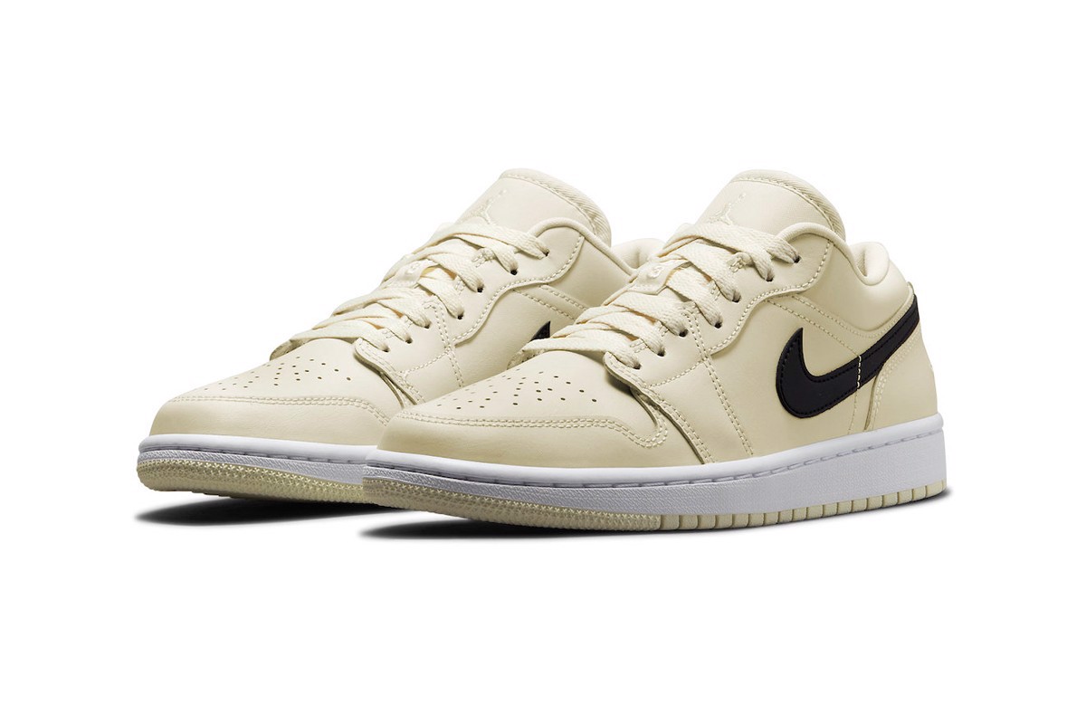 Hinh anh 2: Jordan Brand cung cap cho Air Jordan 1 Low phoi mau "Coconut Milk" moi