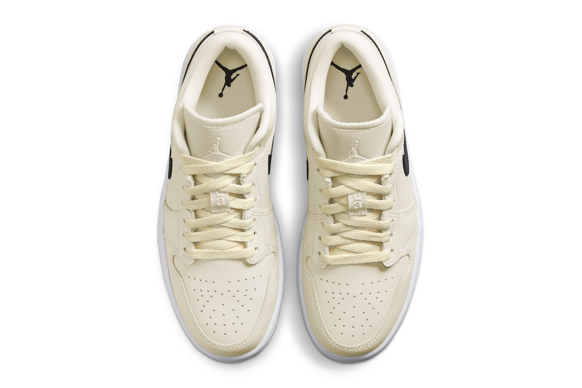 Hinh anh 3: Jordan Brand cung cap cho Air Jordan 1 Low phoi mau "Coconut Milk" moi