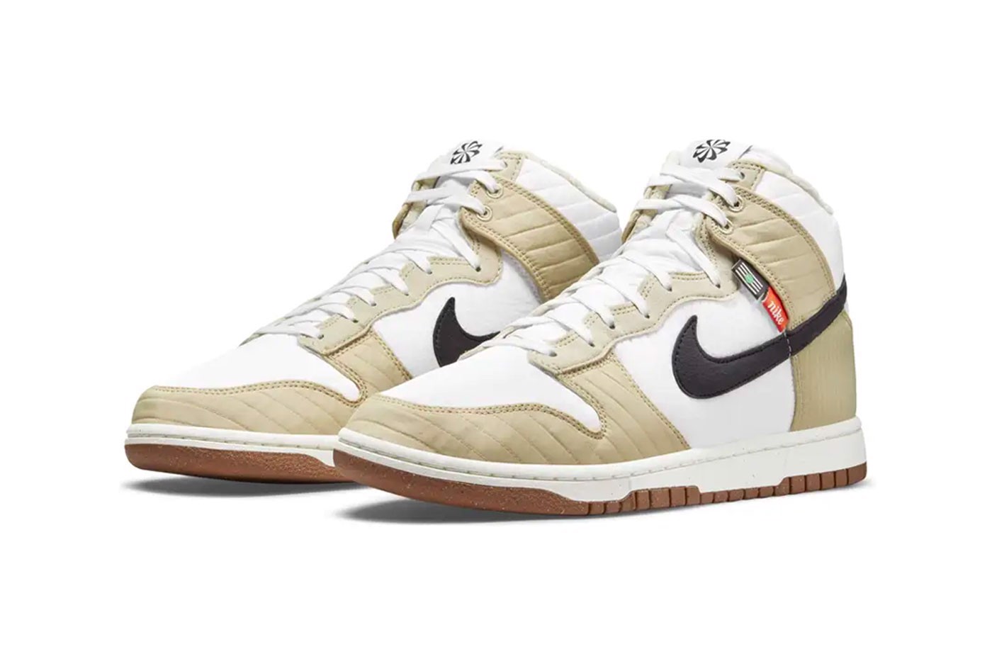 Hinh anh 2: Phien ban Nike Dunk High "Toasty" tro lai cung phoi mau "Rattan"