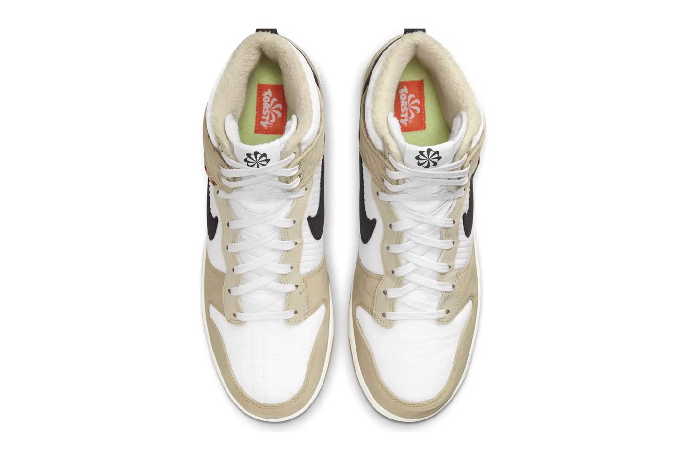 Hinh anh 3: Phien ban Nike Dunk High "Toasty" tro lai cung phoi mau "Rattan"