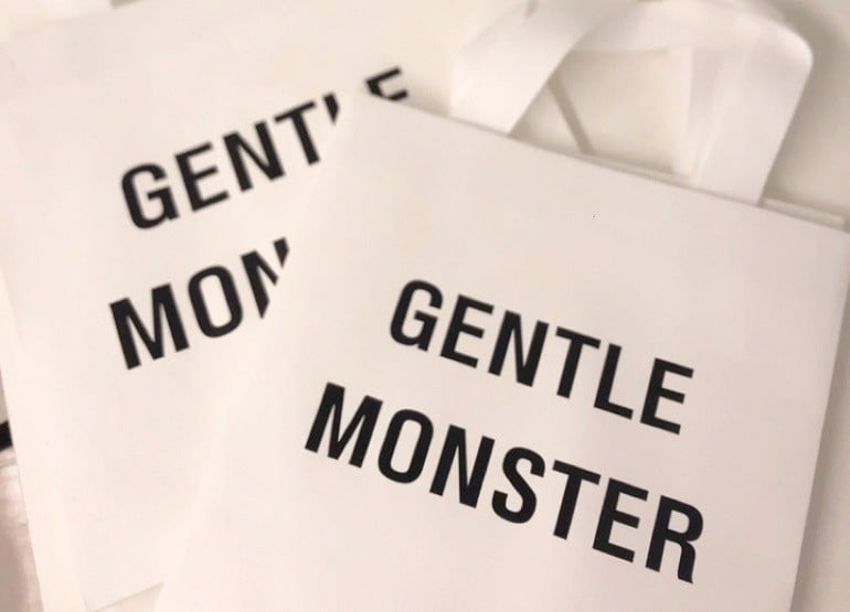 Thẻ chứng nhận hàng chính hãng của Gentle Monster