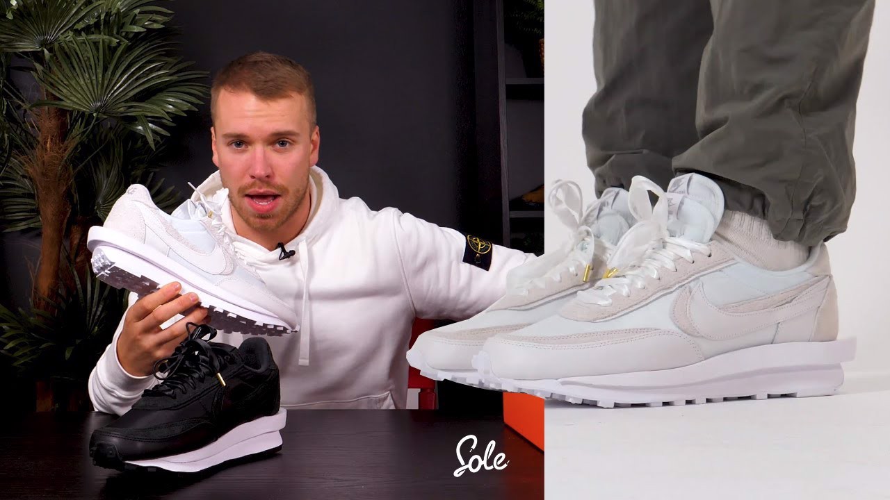 Nike x Sacai LD Waffle “Black Nylon” và “White Nylon”