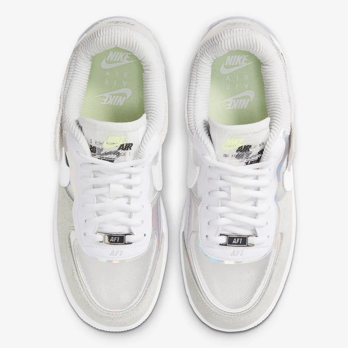 Nike tao diem nhan bang viec them cac tam kinh trong suot vao Air Force 1 Shadow