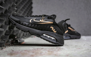 Alternative view of Giày Nike Air Max 2090 'Black Metalic Gold' DC4120-001