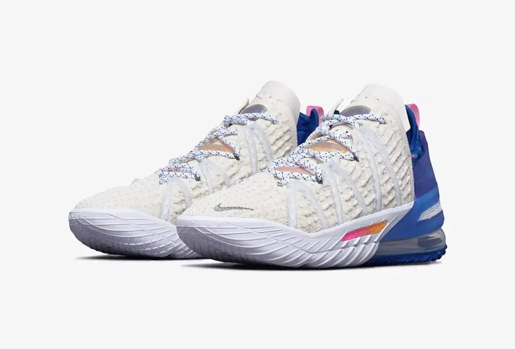 Nike LeBron 18 "Los Angeles By Day" chinh thuc phat hanh cuoi tuan nay
