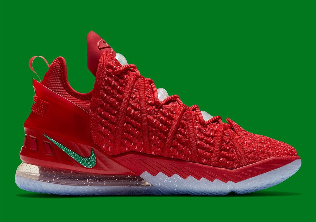 Lebron James Và Nike Gửi Một Món Quà Giáng Sinh Đến Với Người Hâm Mộ Cùng Lebron  18 “X-Mas In La” - Authentic-Shoes