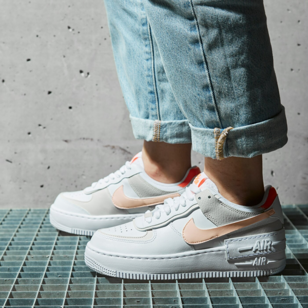 Giày Nike Wmns Air Force 1 Low Shadow 'White Bright Mango' DH3896-100 - Hình ảnh 6