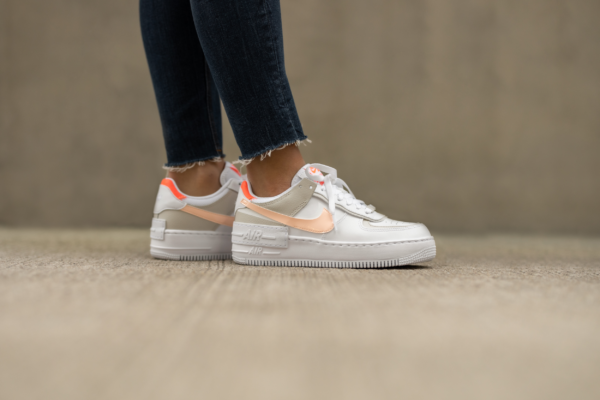 Giày Nike Wmns Air Force 1 Low Shadow 'White Bright Mango' DH3896-100 - Hình ảnh 4