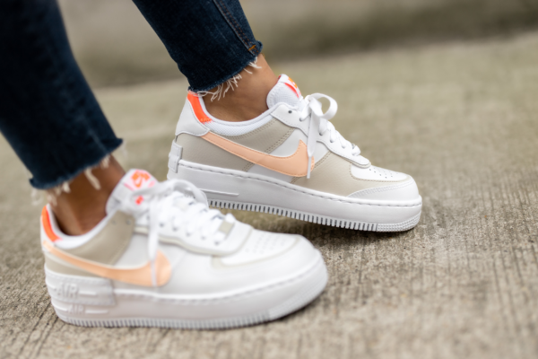 Giày Nike Wmns Air Force 1 Low Shadow 'White Bright Mango' DH3896-100 - Hình ảnh 7