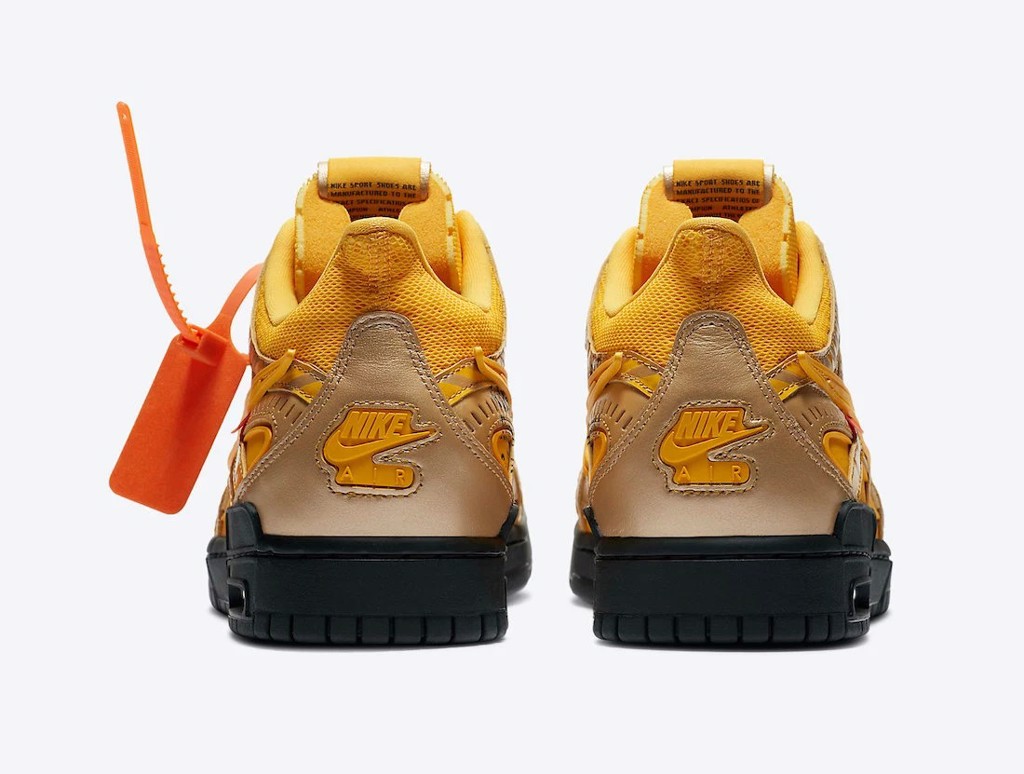 Off-White x Nike Air Rubber Dunk ‘University Gold’