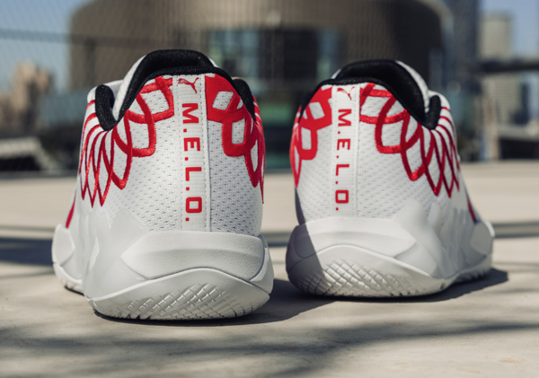 Giày Puma Team Colors 'White High Risk Red' 376941-10 - Hình ảnh 7