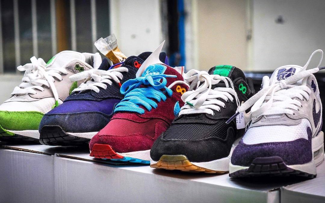 Hinh anh chinh thuc cua phien ban Patta x Nike Air Max 1 "Black"