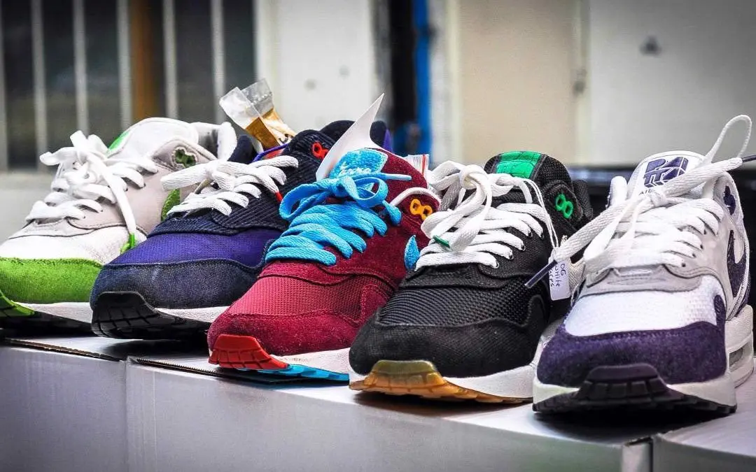 Hinh anh chinh thuc cua phien ban Patta x Nike Air Max 1 "Black"