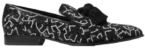 Giày Jimmy Choo Haze Foxley 'Black White' EHPFOXLEYZUS000050