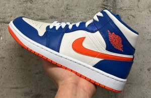 Giay Nike Air Jordan 1 Mid 'Knicks' FD1029-400