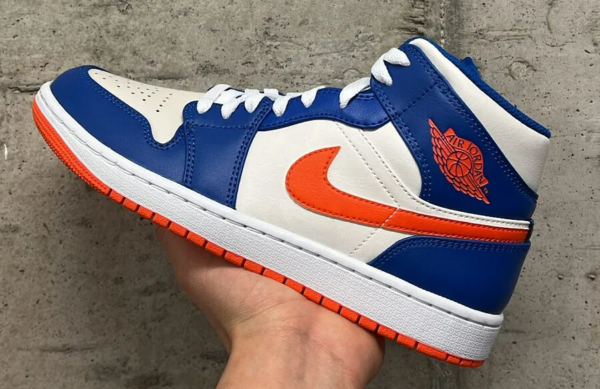 Giày Nike Air Jordan 1 Mid 'Knicks' FD1029-400 - Hình ảnh 2