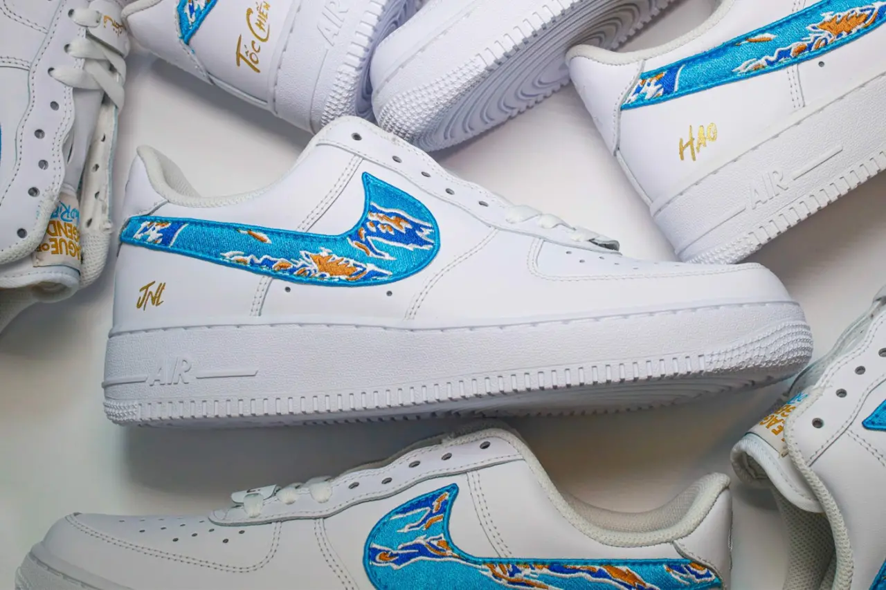 Nike Air Force 1 "Wift Rift" - Su ket hop tuyet voi cua Riot Games va SBTG
