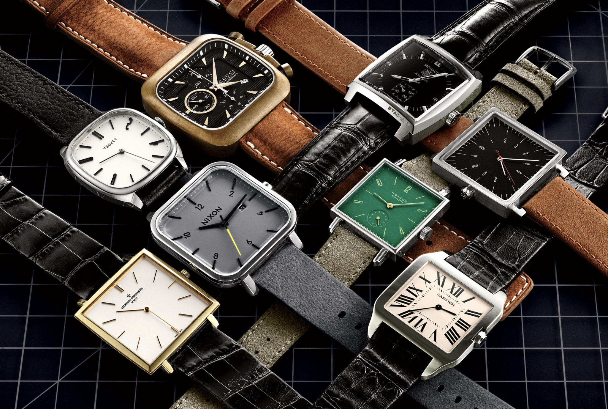 Top 4 mau dong ho cao cap mat vuong duoc yeu thich nhat moi thoi dai