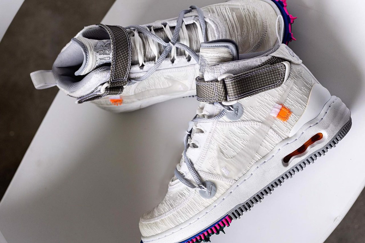 Hinh anh 2: Nhung hinh anh moi nhat ve phien ban Off White x Nike Air Force 1 Mid