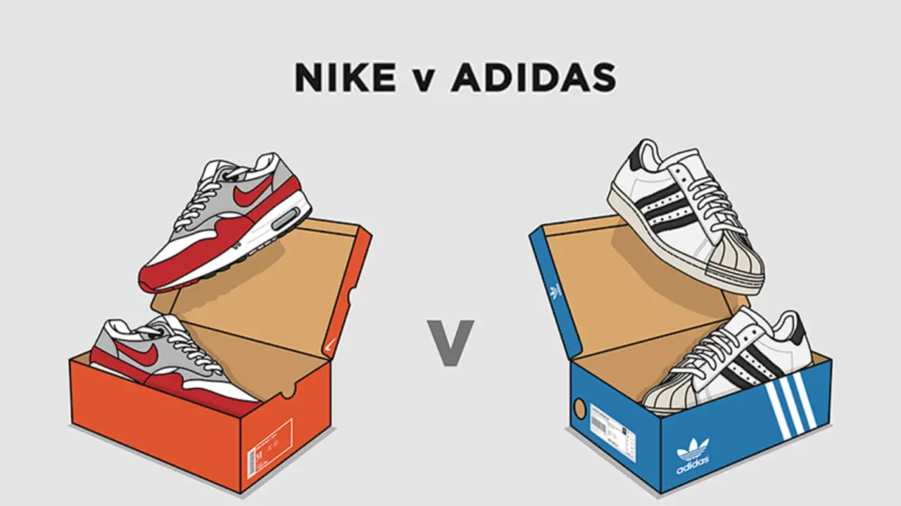 Adidas vs Nike: 3 khoanh khac trong lich su da thay doi Sneaker Game