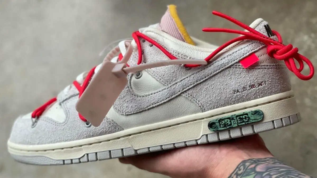 Mot cai nhin can canh ve Nike Dunk Low x Off White "The 50"#33