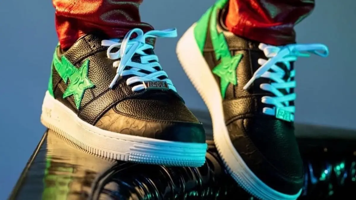 Legitcheck: Cach phan biet A Bathing Ape Bapesta real va fake