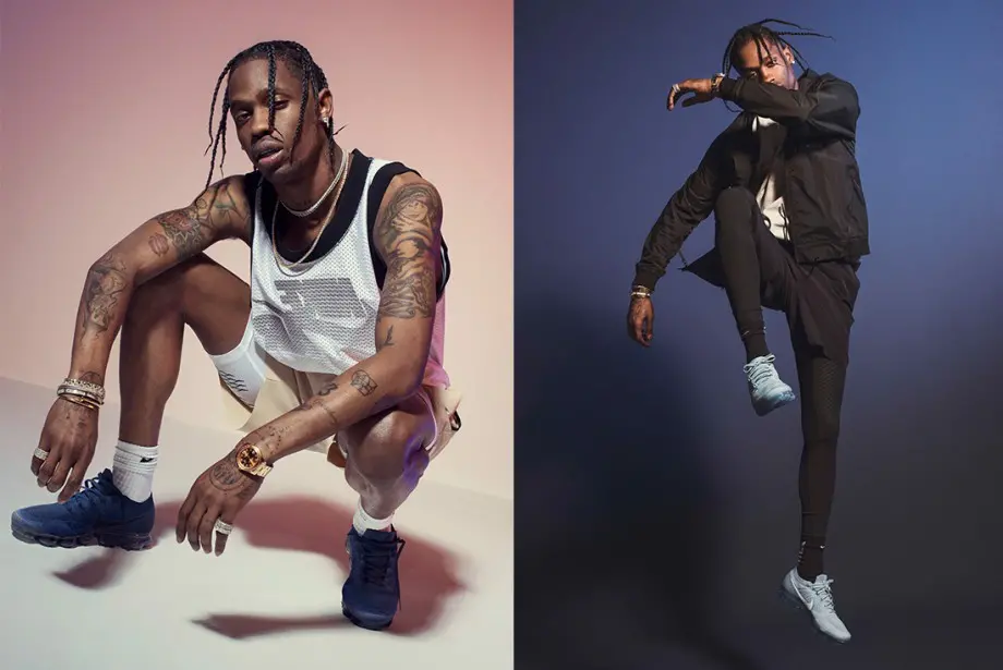 Travis Scott va con duong tro thanh ong lon cua sneakergame