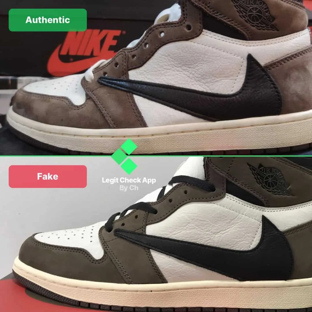 Hinh anh 4: Legitcheck: Huong dan cach phan biet Air Jordan 1 High Travis Scott Real va Fake
