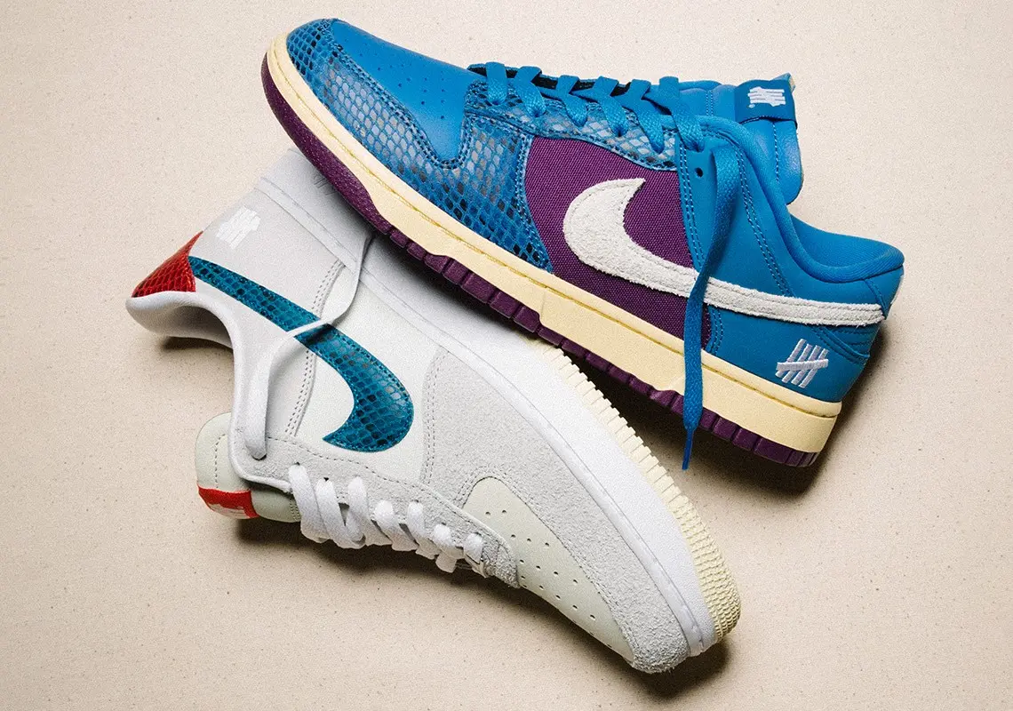 Nike Air Force 1 x Undefeated - tong mau xam len ngoi cho mot thiet ke toi gian