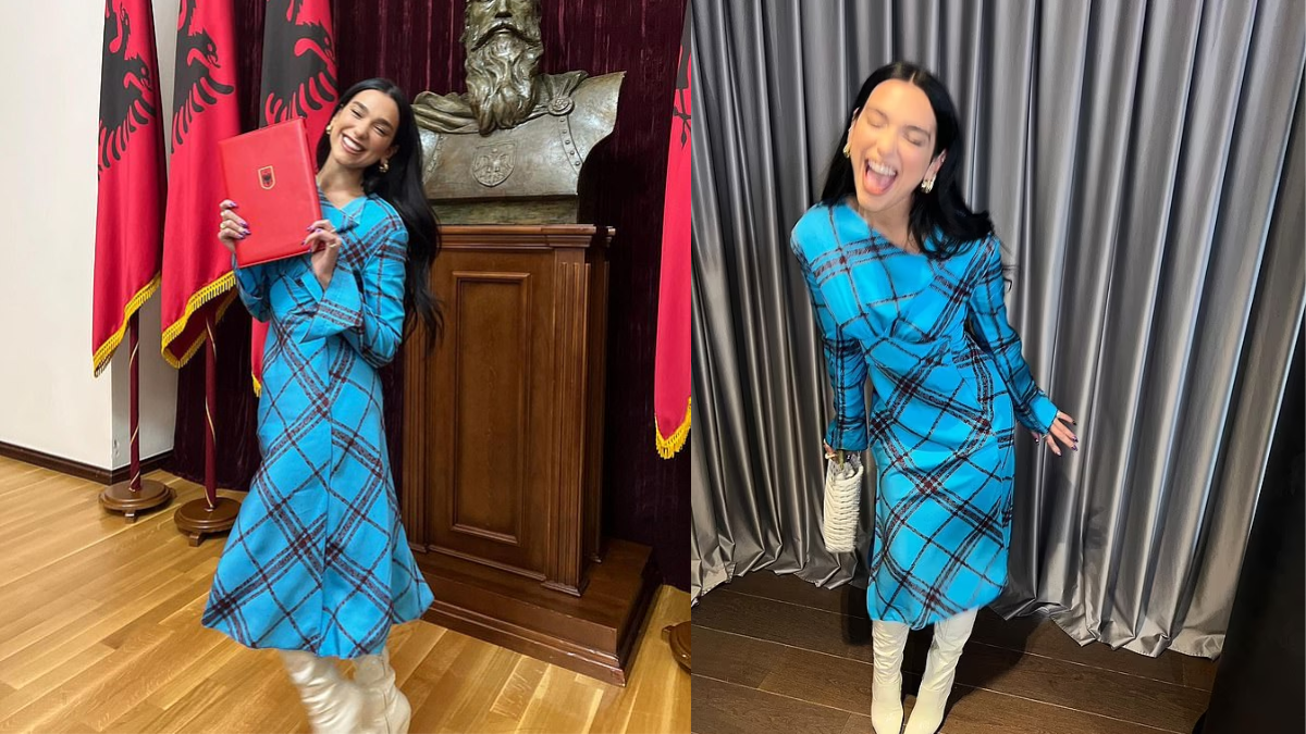 Hinh anh 3: Dua Lipa mac gi khi di nhan quoc tich Albania?