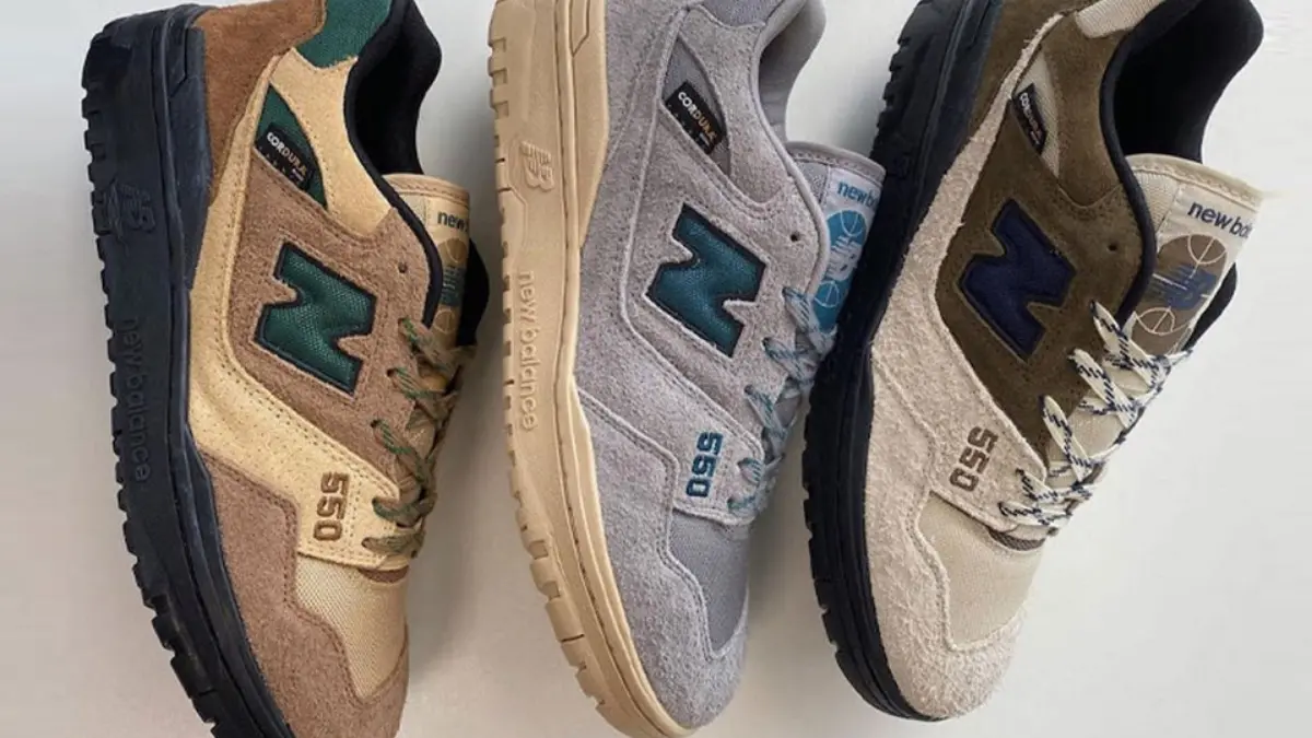 Hinh anh moi nhat ve bo suu tap Size? x New Balance 550 "CoduraPack"