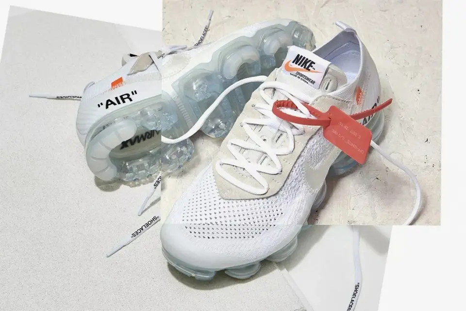 Legit check: Huong dan cach phan biet Off-White Nike Vapormax White Real va Fake