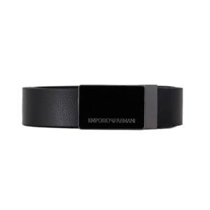 Thắt Lưng Giorgio Armani Pebbled Leather Belt 'Black'