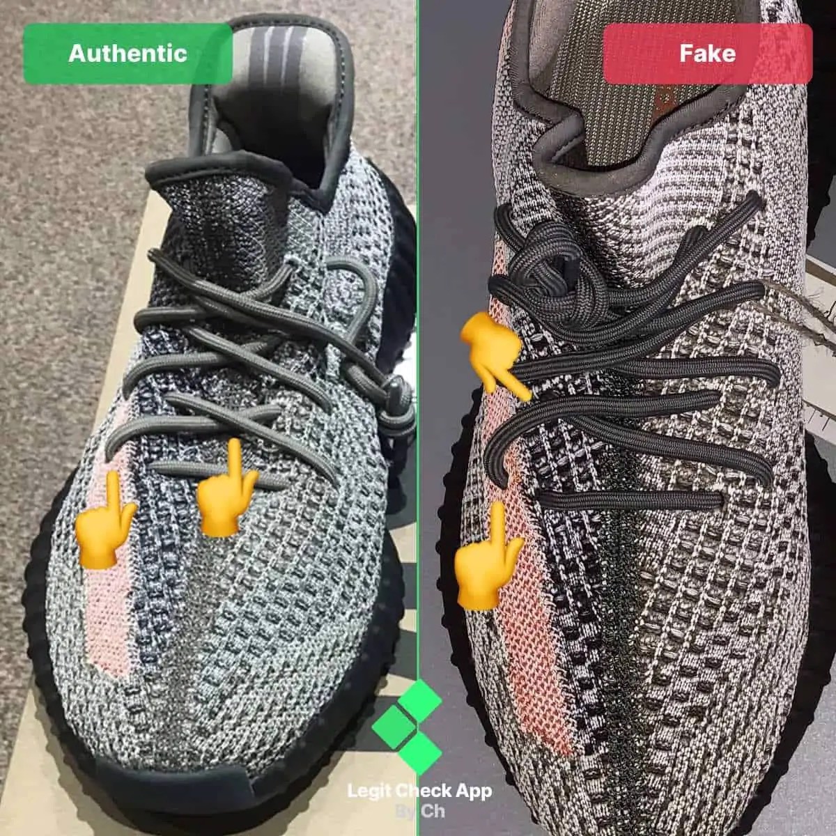 Hinh anh 5: Legitcheck: Huong dan cach phan biet Yeezy Boost 350 V2 Ash Stone Real va Fake