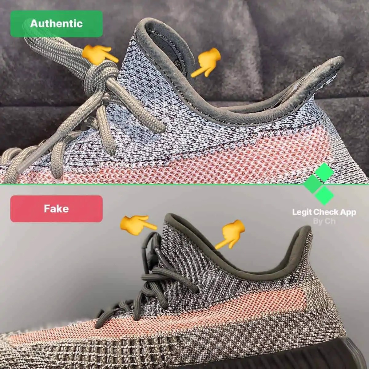 Hinh anh 8: Legitcheck: Huong dan cach phan biet Yeezy Boost 350 V2 Ash Stone Real va Fake