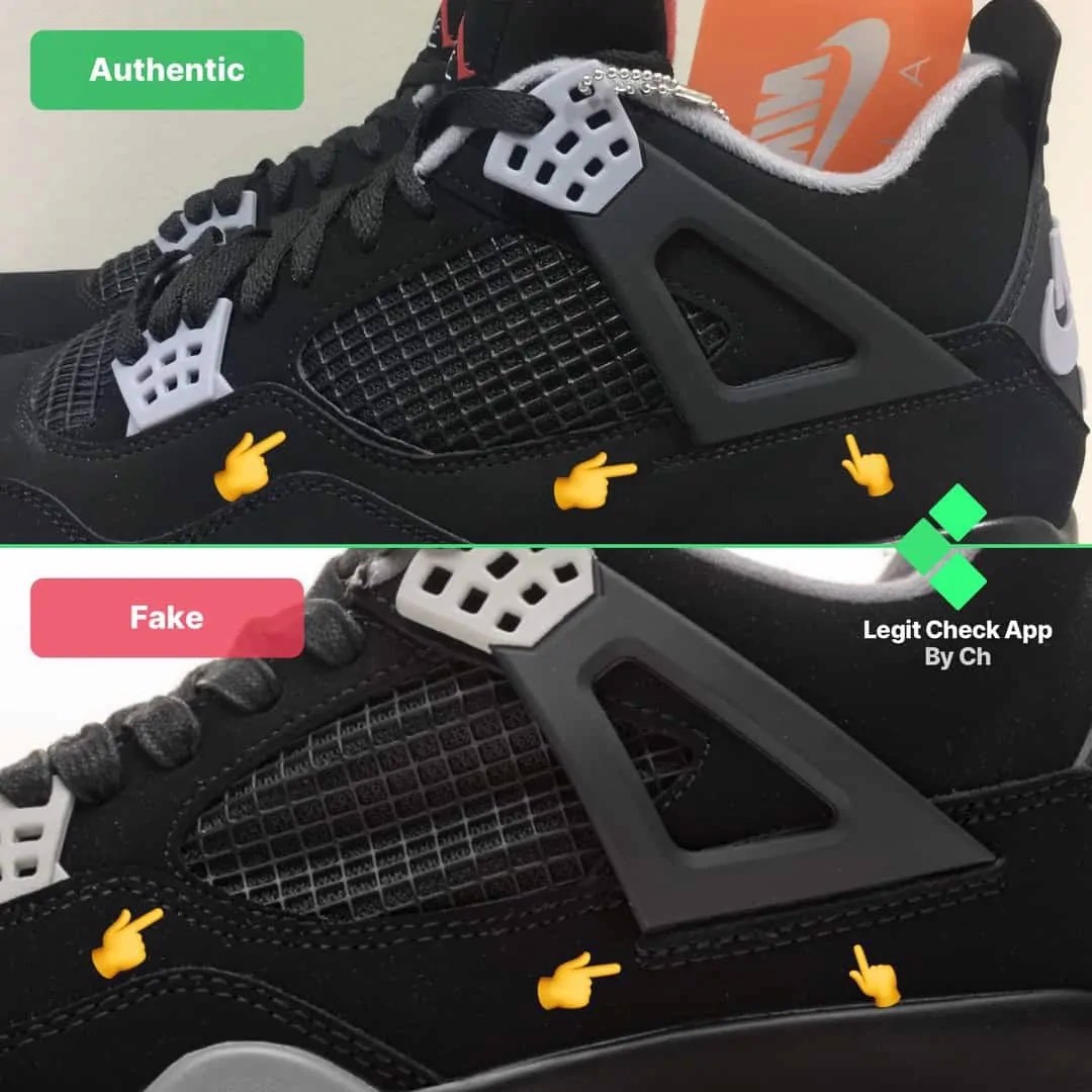 Hinh anh 8: Legitcheck: Huong dan cach phan biet Air Jordan 4 Bred Real Vs Fake