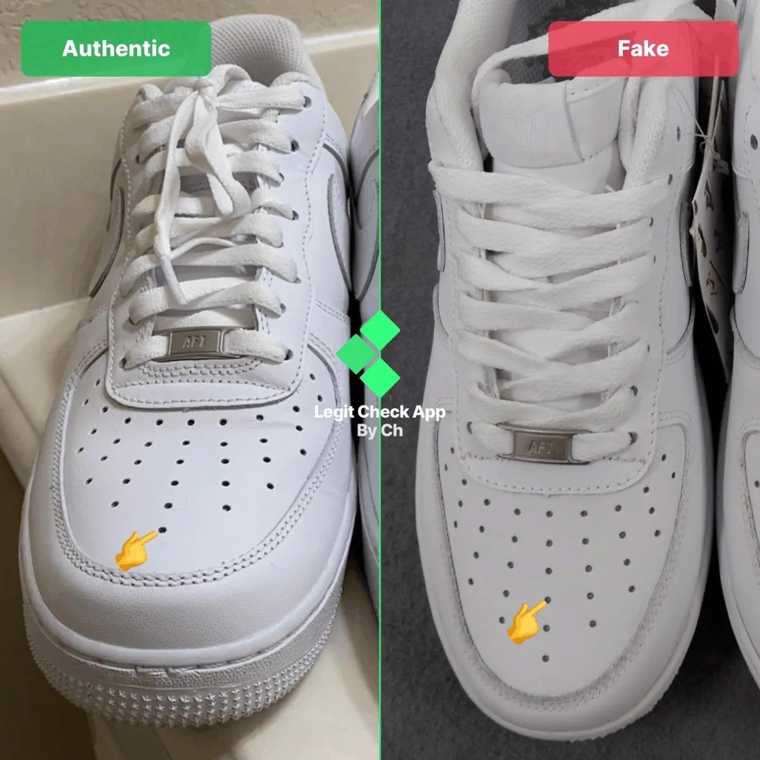 Legitcheck: Cách Phân Biệt Nike Air Force 1 Real Và Fake - Authentic-Shoes