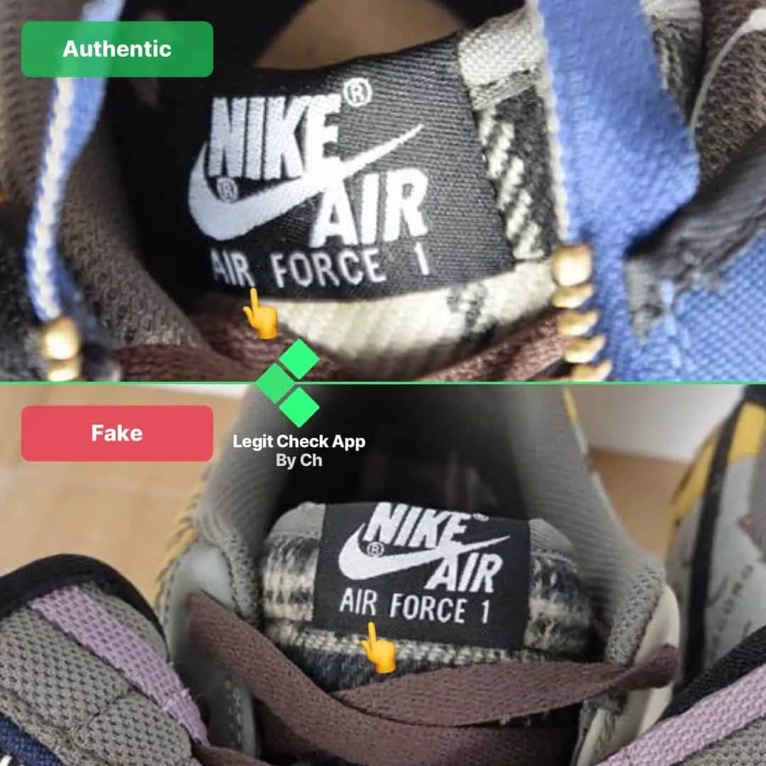 Hinh anh 7: Legitcheck: Cach phan biet Air Force 1 Cactus Jack real va fake