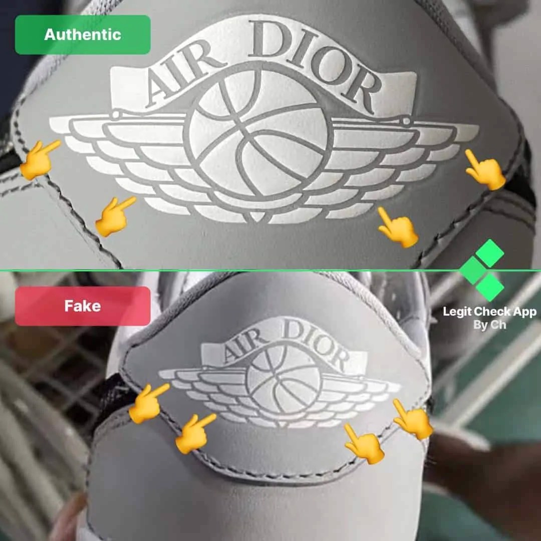 15 bước để xác định một đôi Dior Air Jordan 1 Low chính hãng  LUXITY