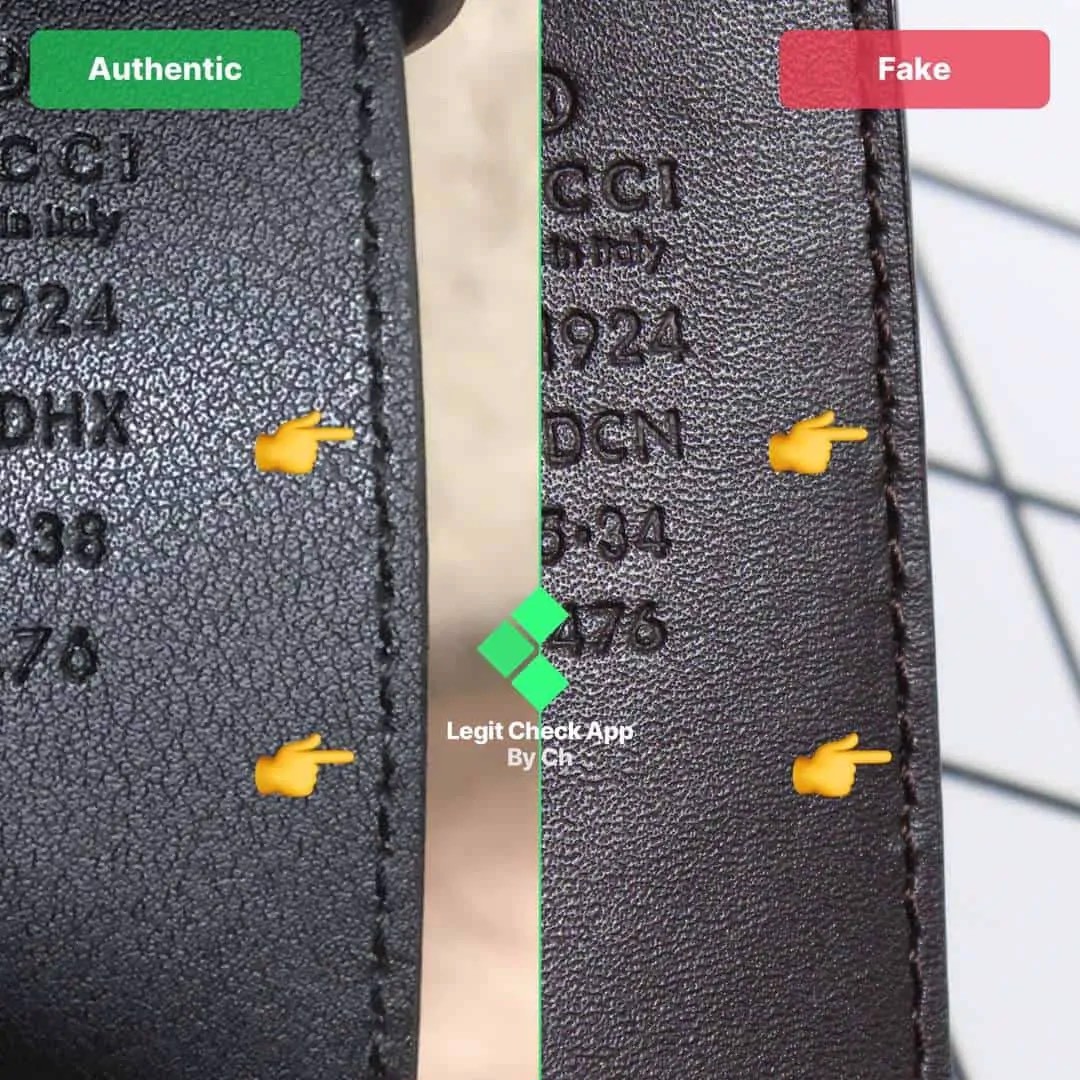 Hinh anh 5: Legitcheck: Cach phan biet Gucci GG Buckle Supreme Belt Real va Fake