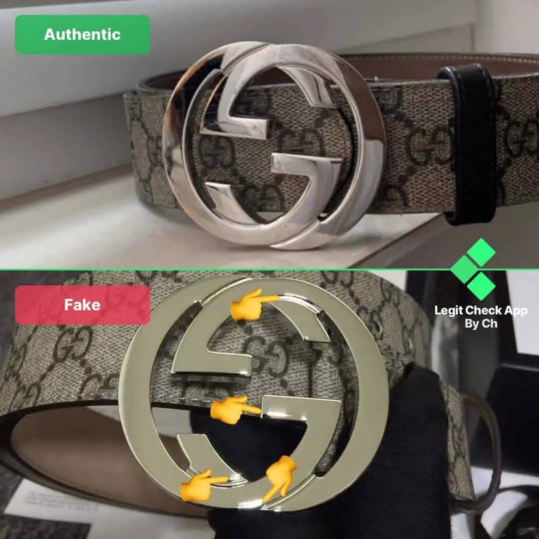 Hinh anh 8: Legitcheck: Cach phan biet Gucci GG Buckle Supreme Belt Real va Fake