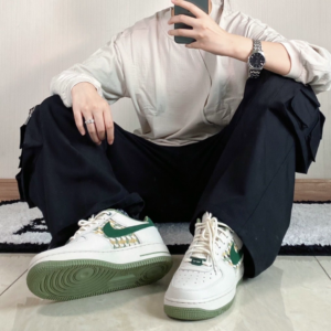 Giay Nike Air Force 1 Low 'White Green' FN0369-100