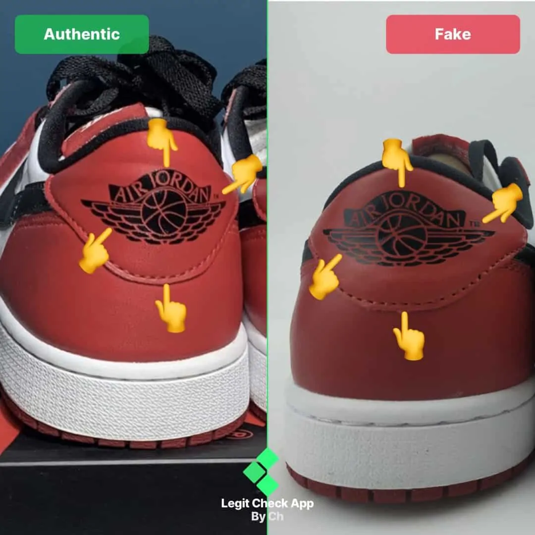how to know if jordan 1 low is fake