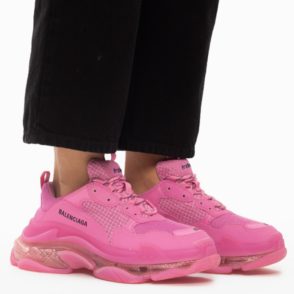 Giày Balenciaga Triple S Clear Sole 'Light Pink' 544351-W2GA1-5760 - Hình ảnh 2