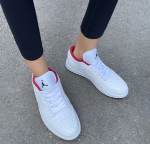 Giay Nike Air Jordan 1 Low 'White Gym Red Black' 553560-164