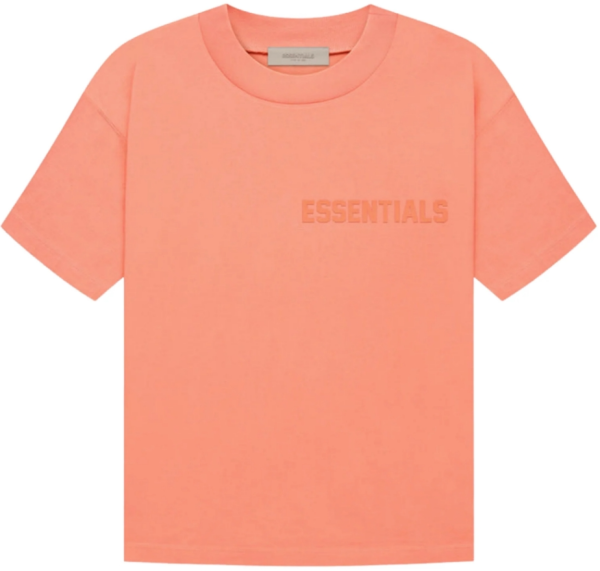 Áo Fear Of God Essentials T Shirt SS22 'Coral'